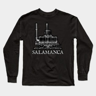 SALAMANCA Steam Locomotive 1812 Engine Train History Long Sleeve T-Shirt